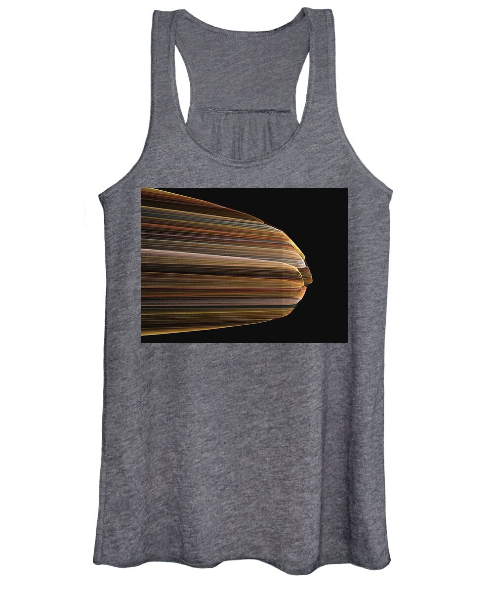 Speed Women's Tank Top featuring the digital art Quickly Passing #2 by Rein Nomm