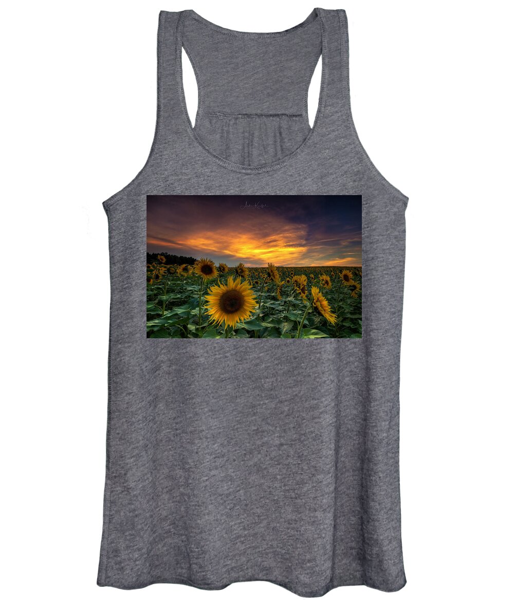 Sunflower Women's Tank Top featuring the photograph Sunflower #1 by Jackie Russo