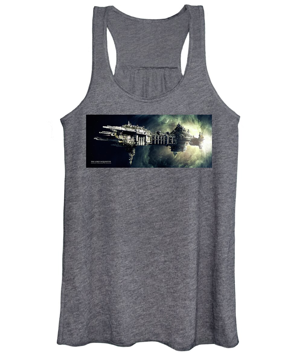 Video Game Women's Tank Top featuring the digital art Video Game #12 by Maye Loeser