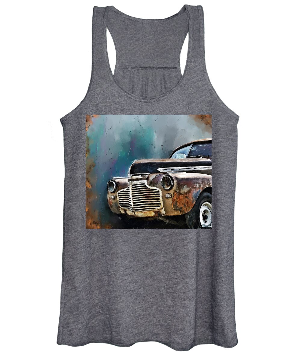 Chevy Women's Tank Top featuring the digital art 1941 Chevy by Susan Kinney