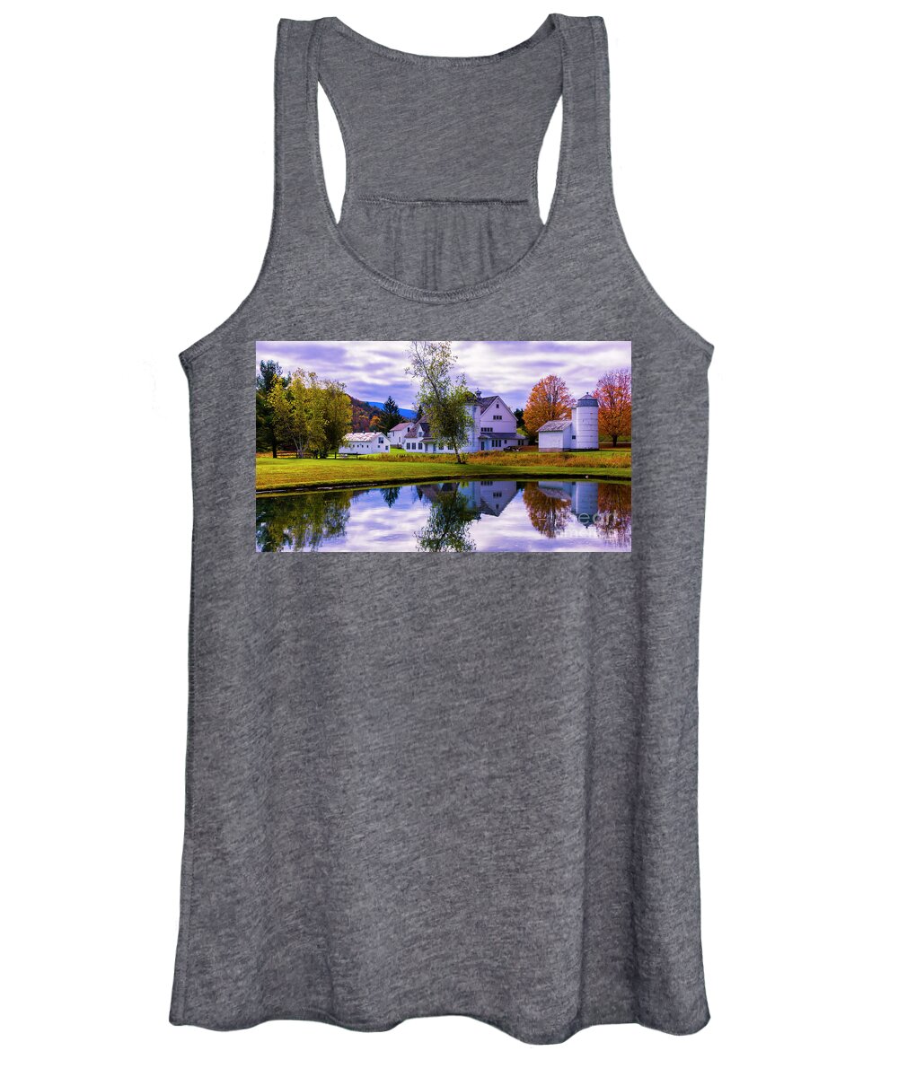 Fall Foliage Women's Tank Top featuring the photograph Arlington Vermont #3 by Scenic Vermont Photography