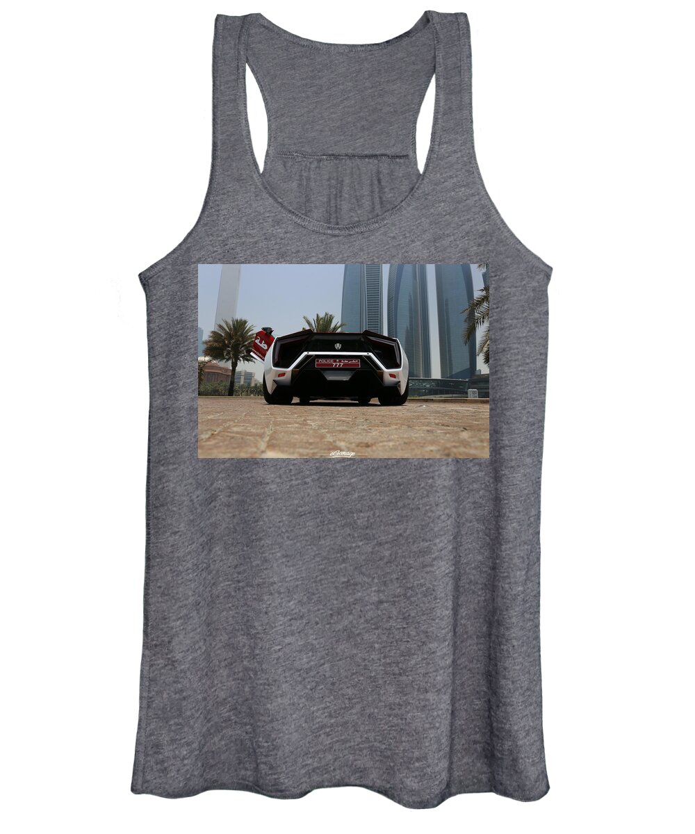 Lykan Hypersport Women's Tank Top featuring the photograph Lykan Hypersport #2 by Jackie Russo