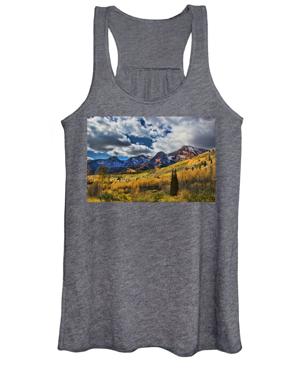 Autumn Women's Tank Top featuring the photograph Rocky Mountain Fall #2 by Mark Smith