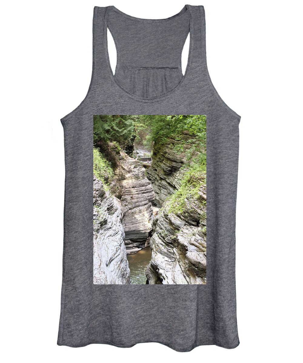 Watkins Glen Women's Tank Top featuring the photograph Watkins Glen New York #2 by Susan Jensen