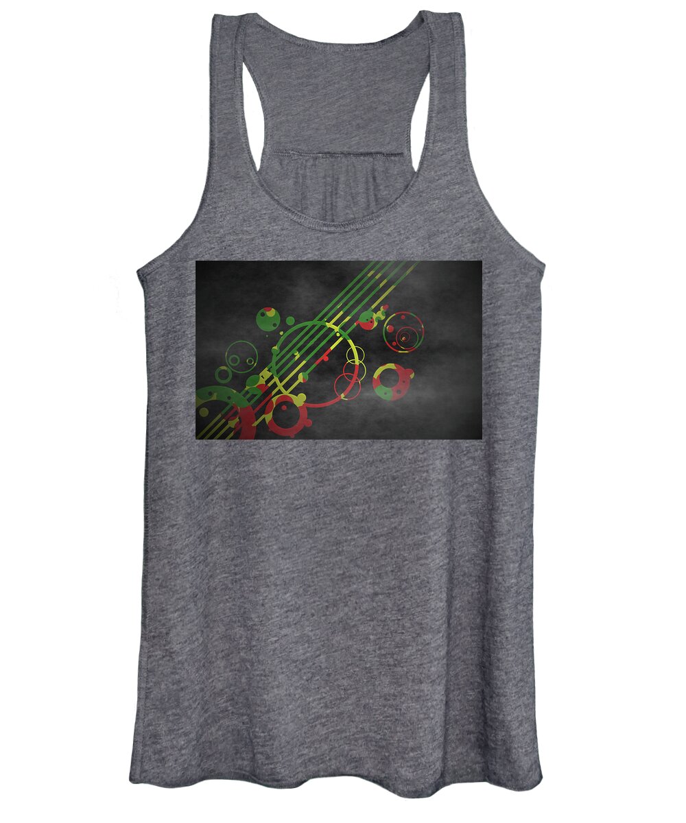 Abstract Women's Tank Top featuring the digital art Abstract #23 by Super Lovely