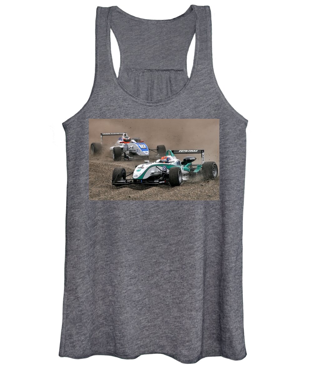F1 Women's Tank Top featuring the photograph F1 #3 by Mariel Mcmeeking