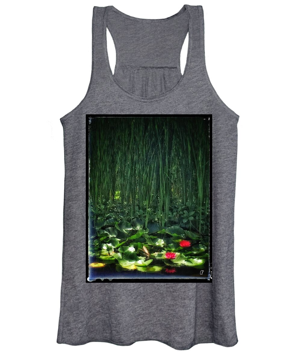 Pond Women's Tank Top featuring the photograph Peace #3 by Christine Paris
