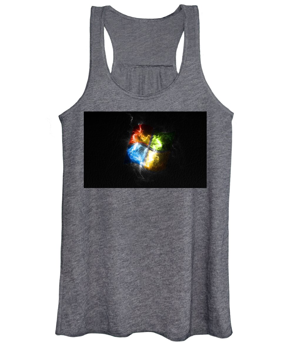 Windows Women's Tank Top featuring the digital art Windows #3 by Maye Loeser