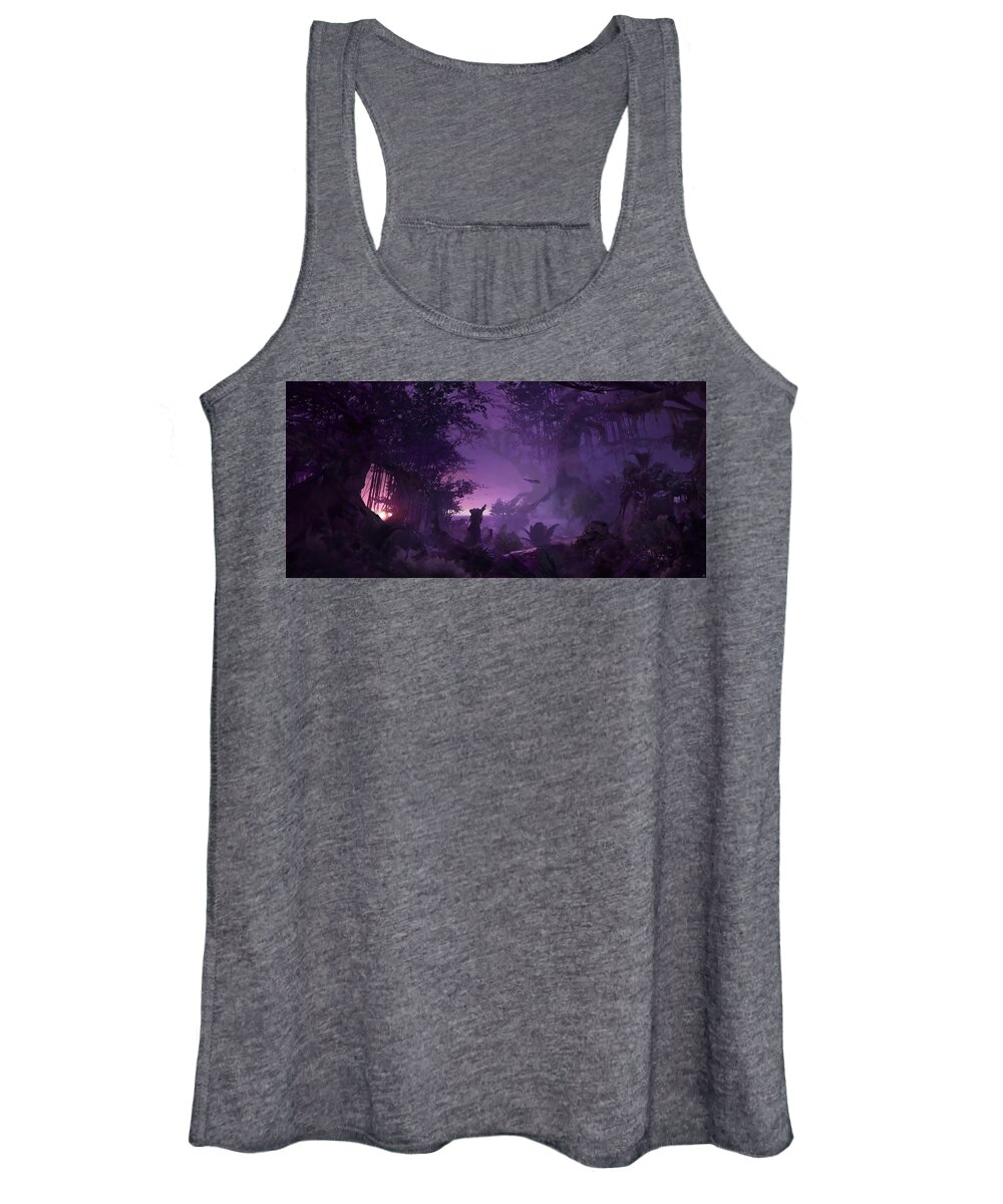 Forest Women's Tank Top featuring the digital art Forest #39 by Super Lovely