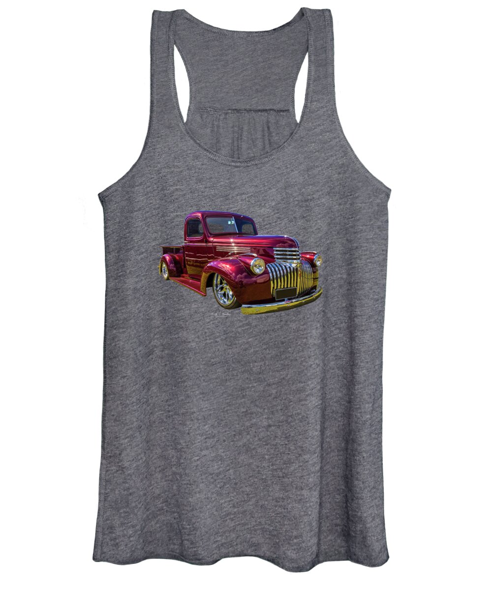 Pickup Women's Tank Top featuring the photograph 40s Beauty by Keith Hawley
