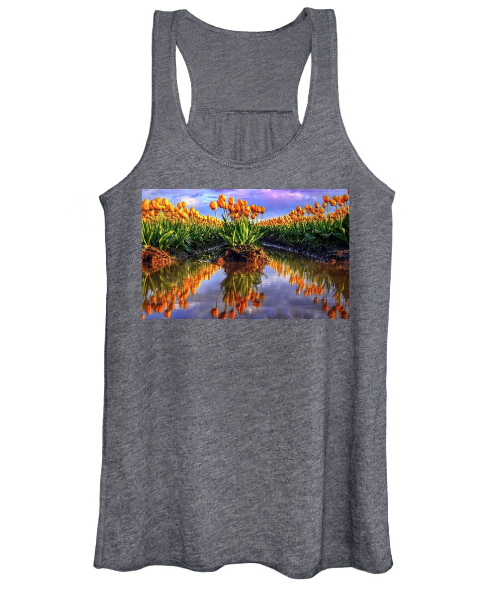 Tulip Women's Tank Top featuring the photograph Tulip #5 by Jackie Russo