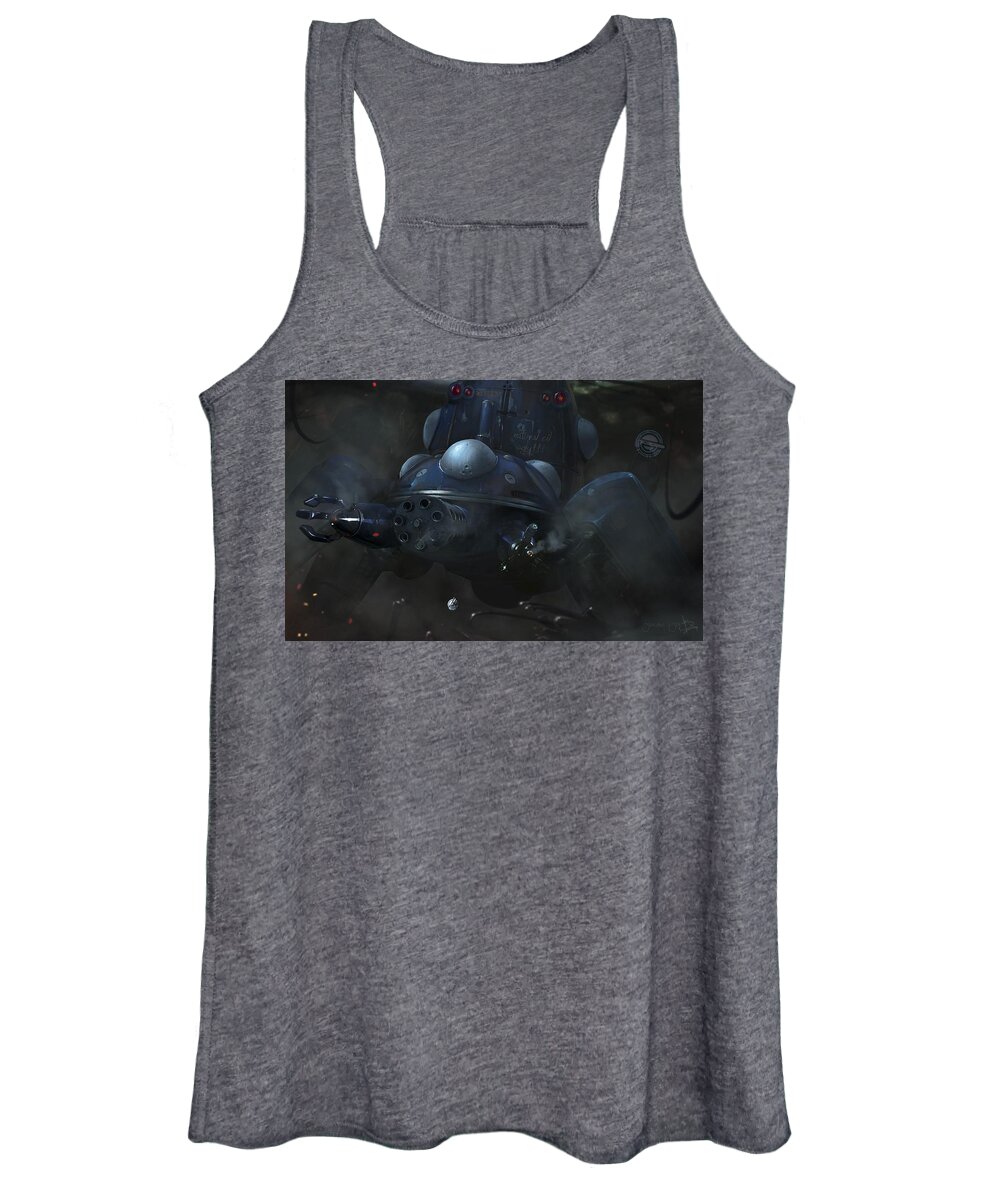 Ghost In The Shell Women's Tank Top featuring the digital art Ghost In The Shell #9 by Super Lovely