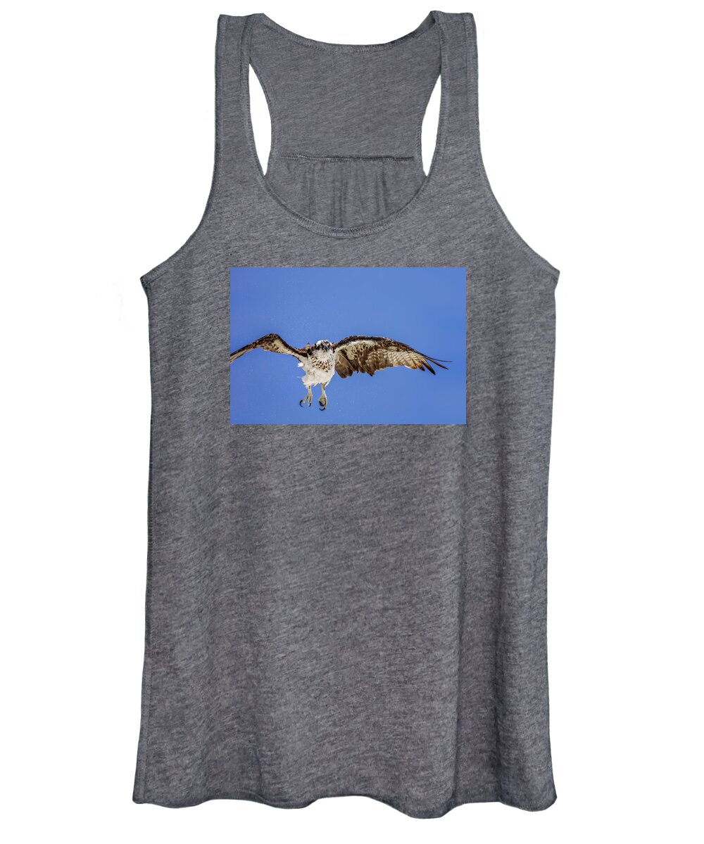 Naples Women's Tank Top featuring the photograph Osprey #9 by Peter Lakomy