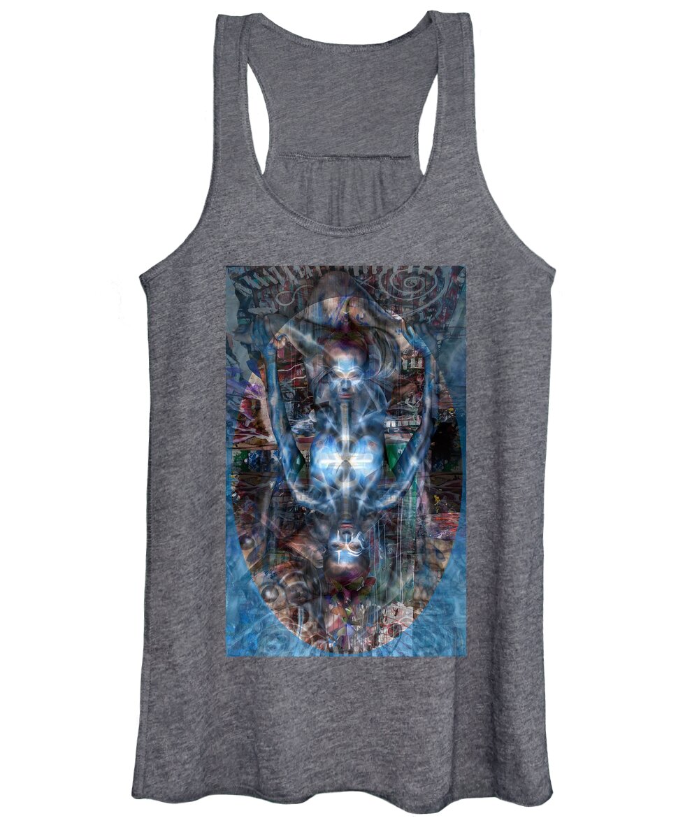 Goddess Women's Tank Top featuring the painting A Perfect Balance by Leigh Odom