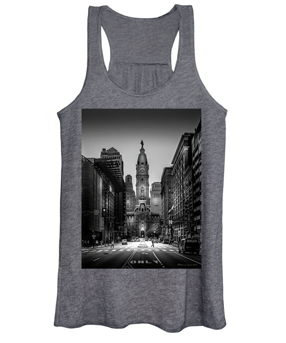Marvin Saptes Women's Tank Top featuring the photograph A Step Above B/W by Marvin Spates