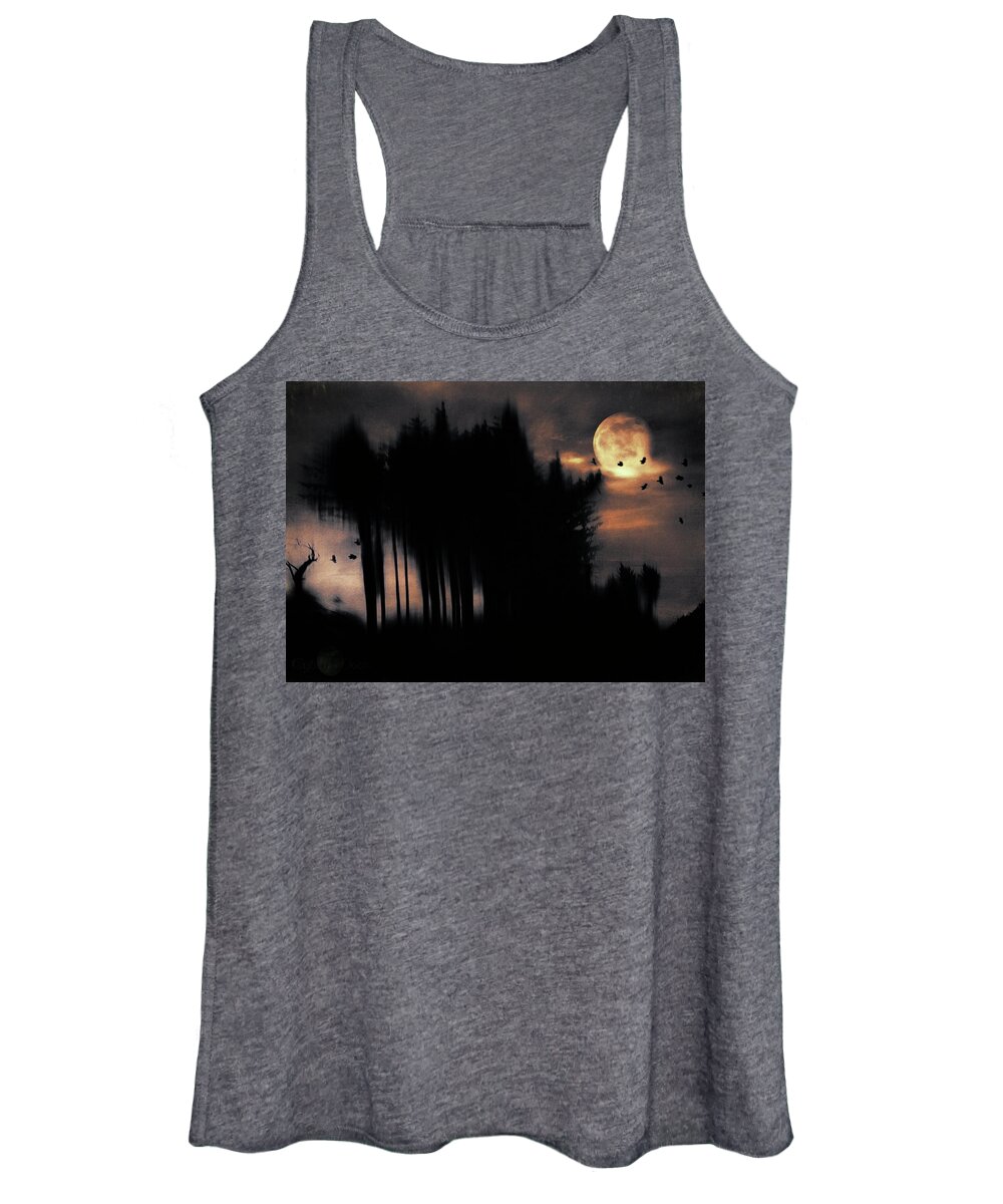 County Kerry Women's Tank Top featuring the photograph a storm on the Dingle by Cybele Moon