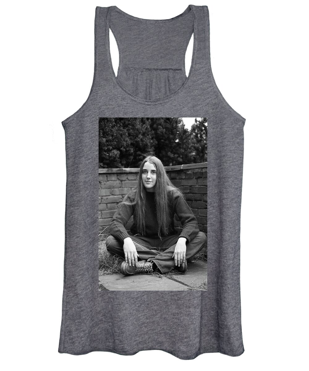 Hands Women's Tank Top featuring the photograph A Woman's Hands, 1972 by Jeremy Butler