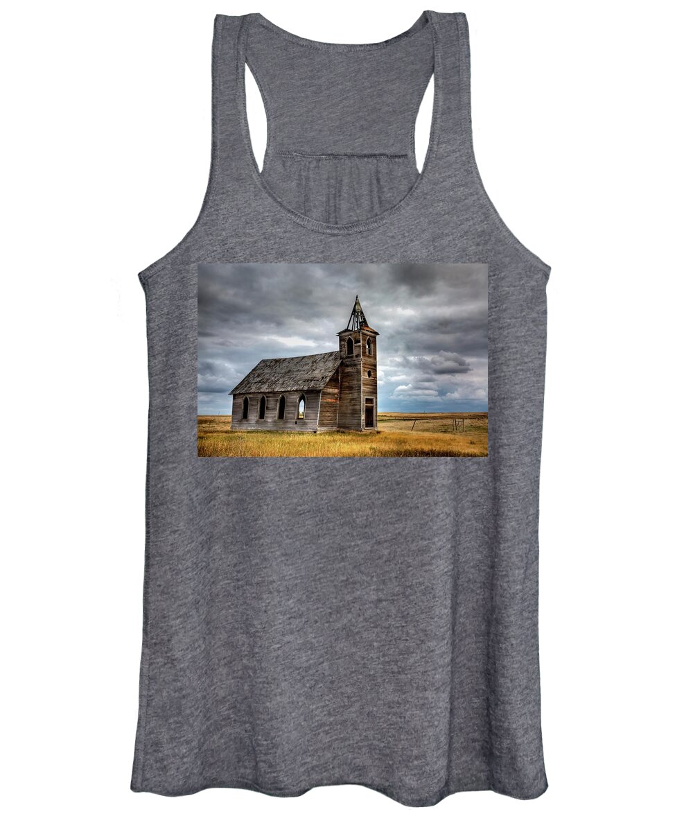 Print Women's Tank Top featuring the photograph Abandoned Beauty by Harriet Feagin