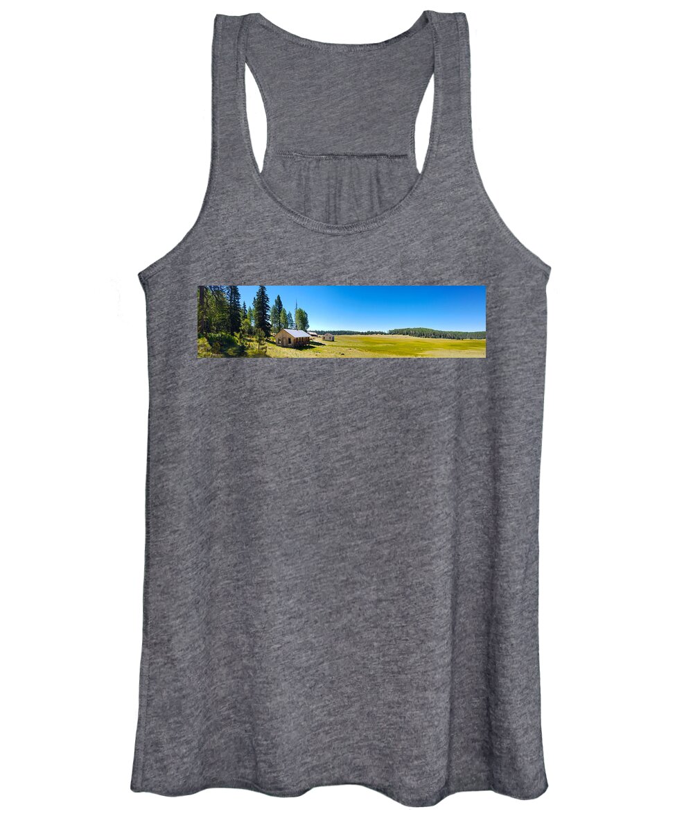 Arizona Women's Tank Top featuring the photograph Abandoned in Meadow by Richard Gehlbach