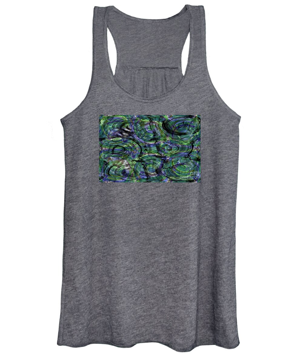 Abstract Women's Tank Top featuring the photograph Abstract Pattern 5 by Jean Bernard Roussilhe