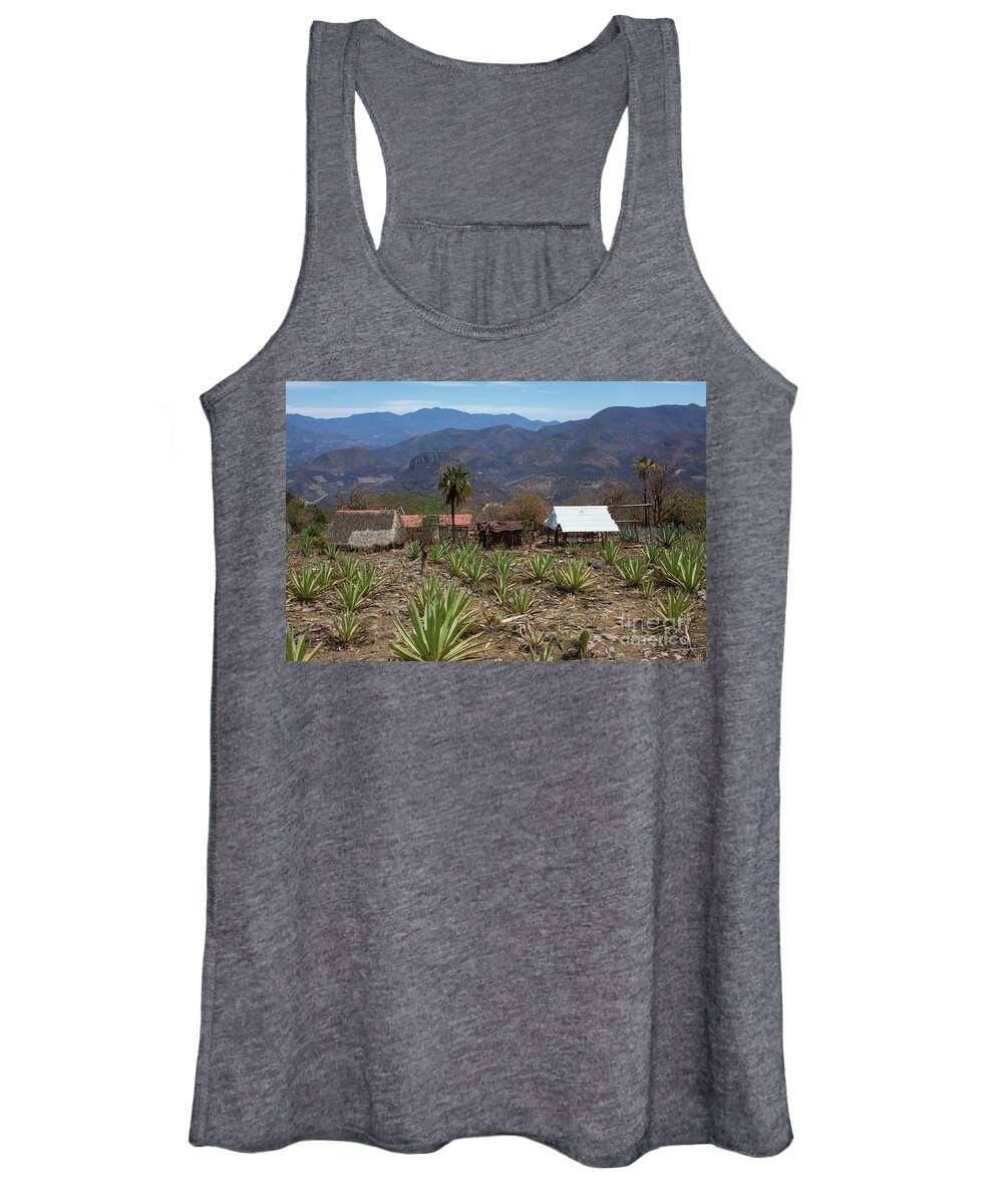 Agave Women's Tank Top featuring the photograph Agave in the Mountains by Jim Schmidt MN