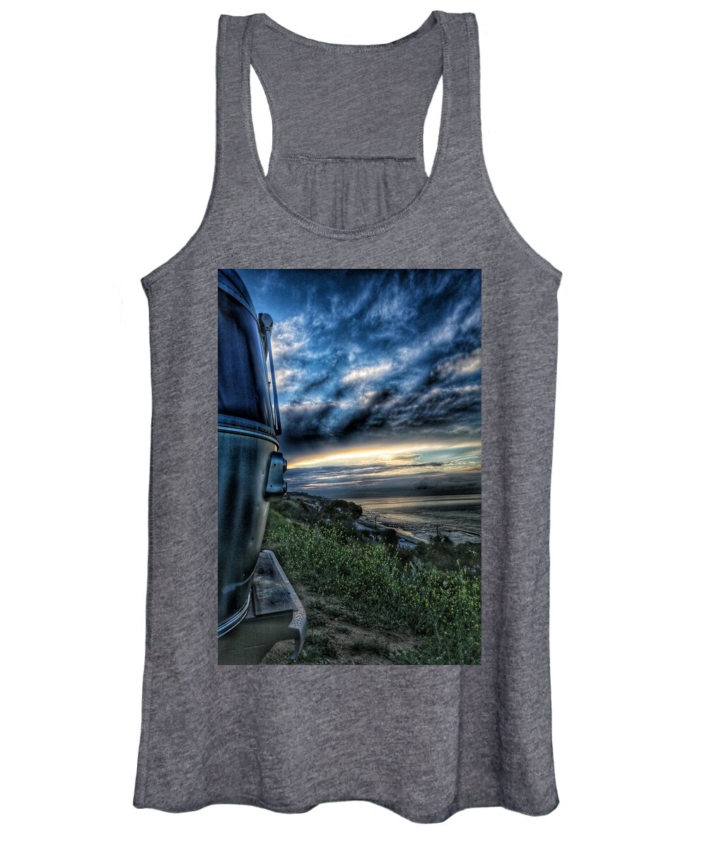 California Women's Tank Top featuring the photograph Airstream Dreaming by Ross Kestin
