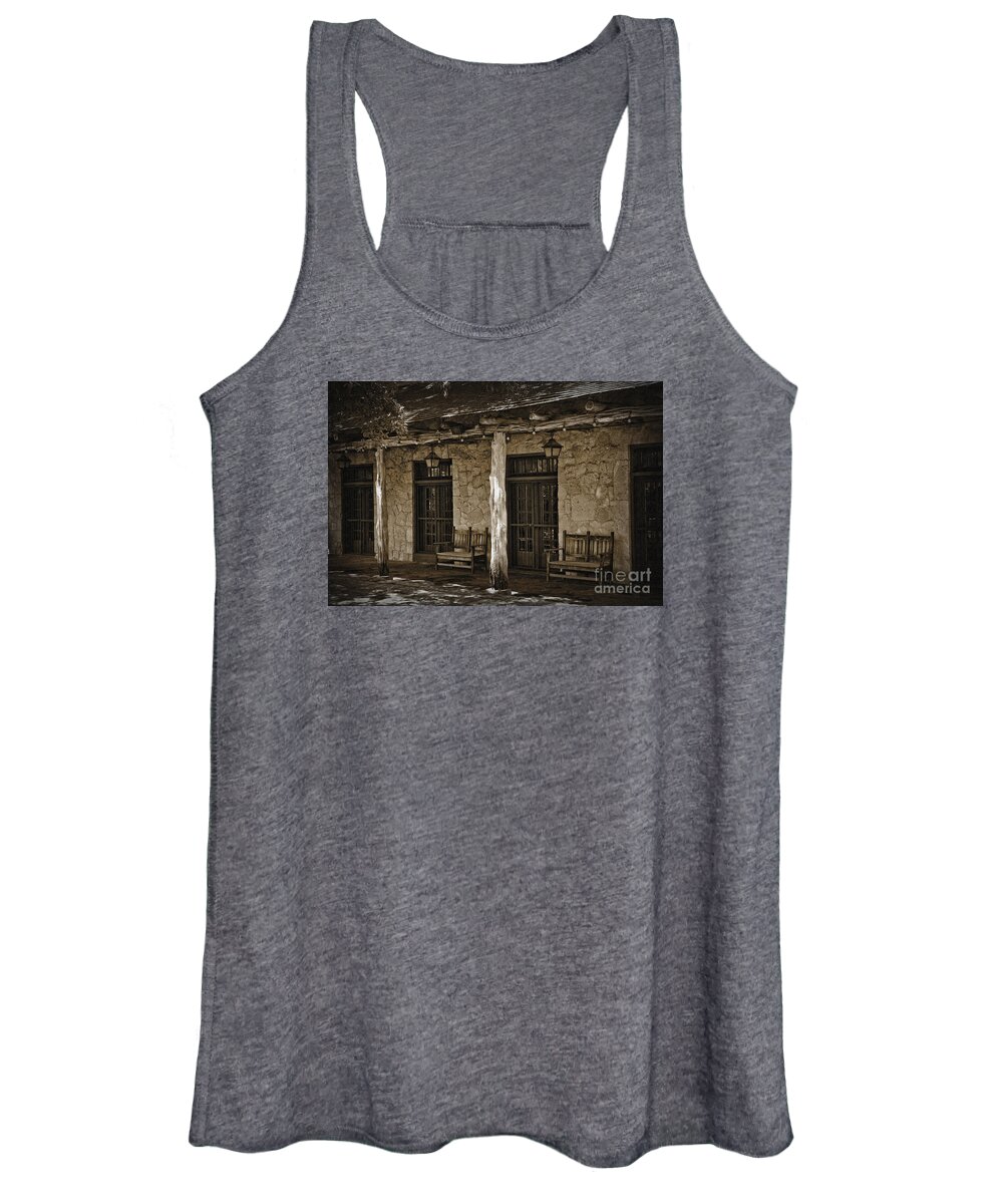 Adobe Women's Tank Top featuring the photograph Alamo Adobe by Kirt Tisdale