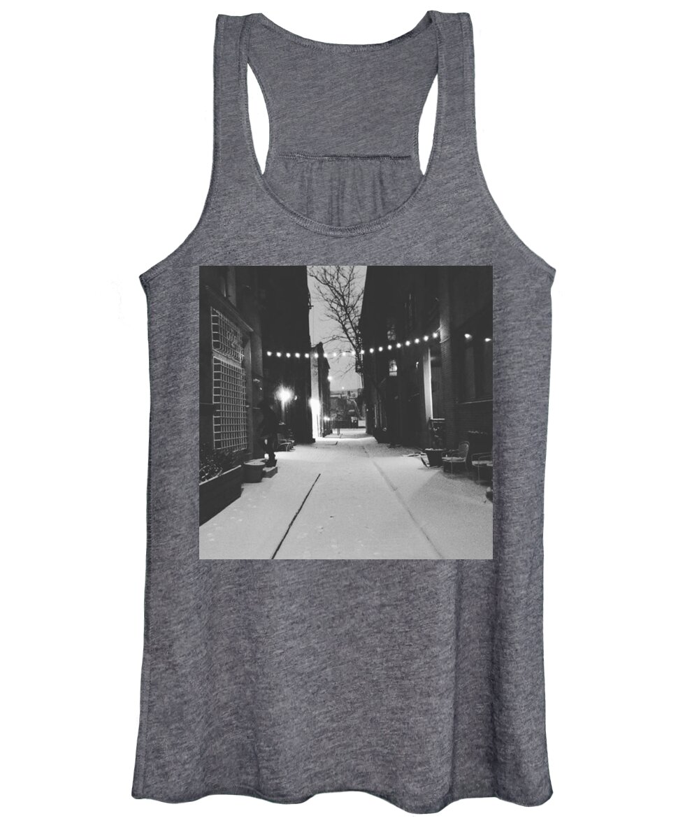 Philly Women's Tank Top featuring the photograph All the Snow by Lindsay Poulin