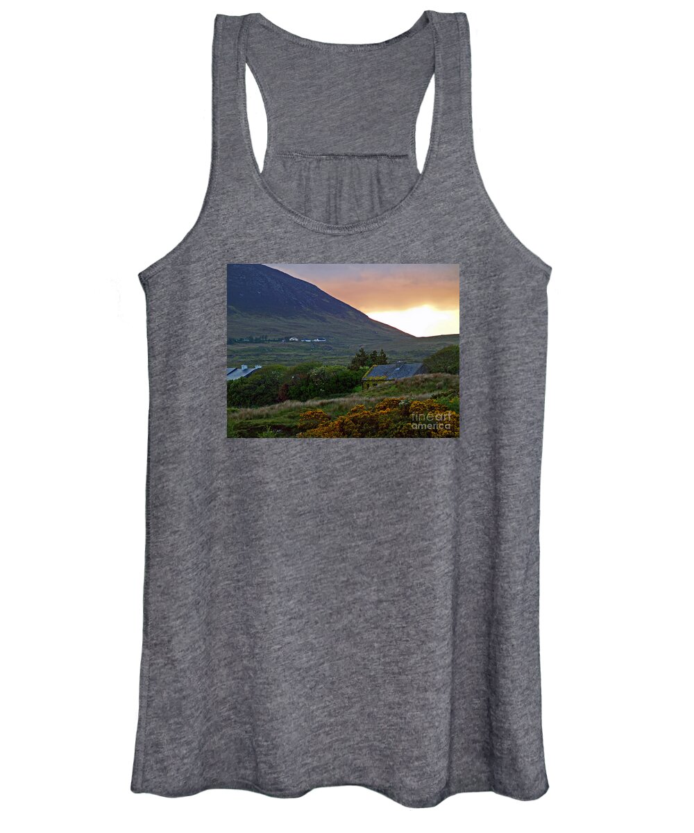 Fine Art Photography Women's Tank Top featuring the photograph An Ivy Covered Cottage by Patricia Griffin Brett