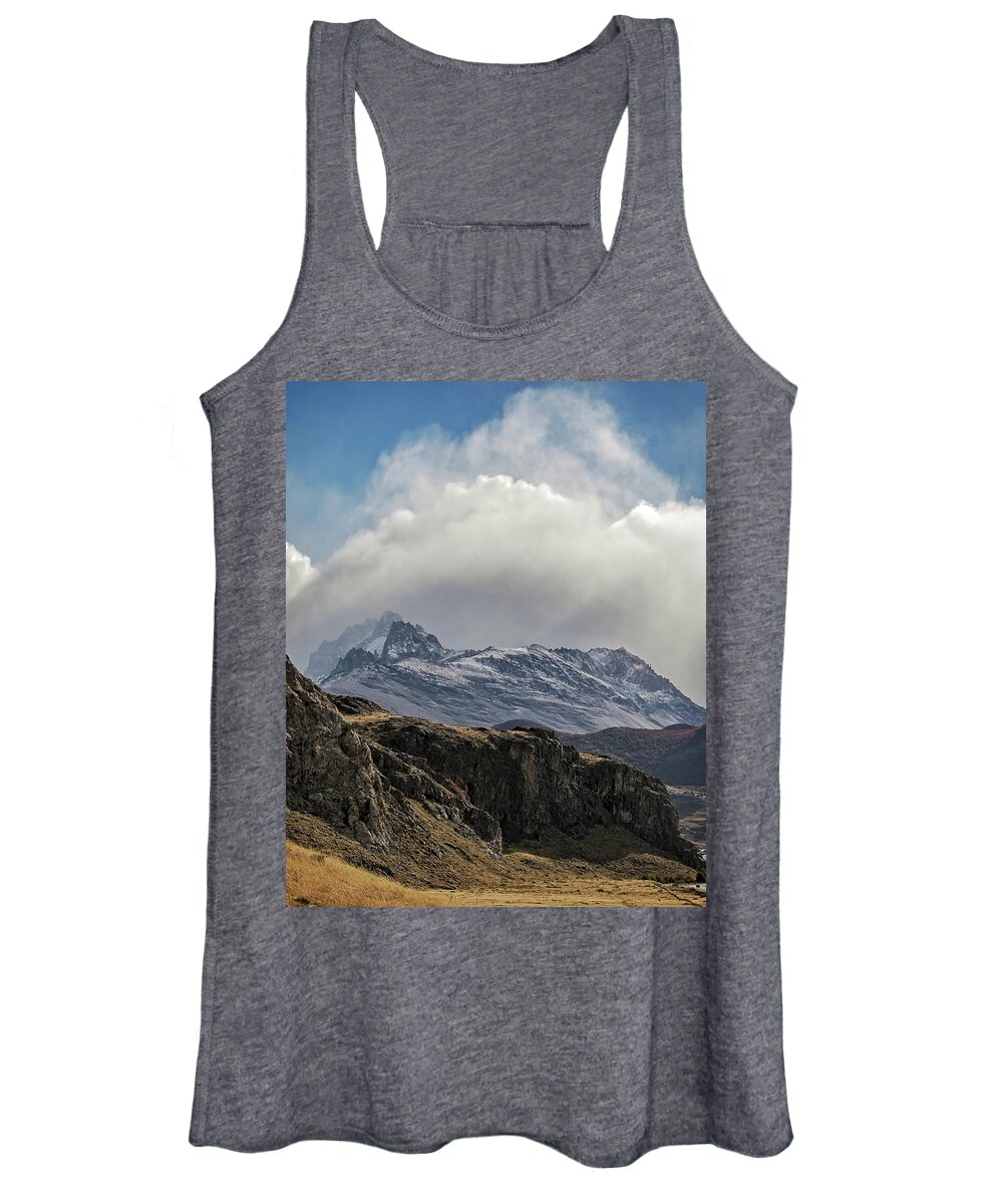 Landscape Women's Tank Top featuring the photograph Argentine Layers by Ryan Weddle