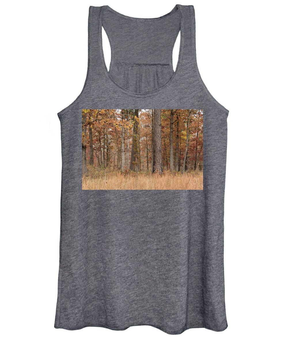 Missouri Department Of Conservation Women's Tank Top featuring the photograph Autumn at Peck Ranch by Holly Ross