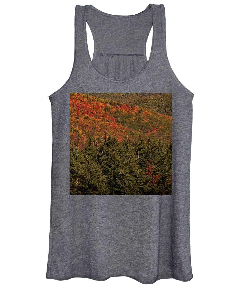  Women's Tank Top featuring the photograph Autumn Brilliance by C Renee Martin