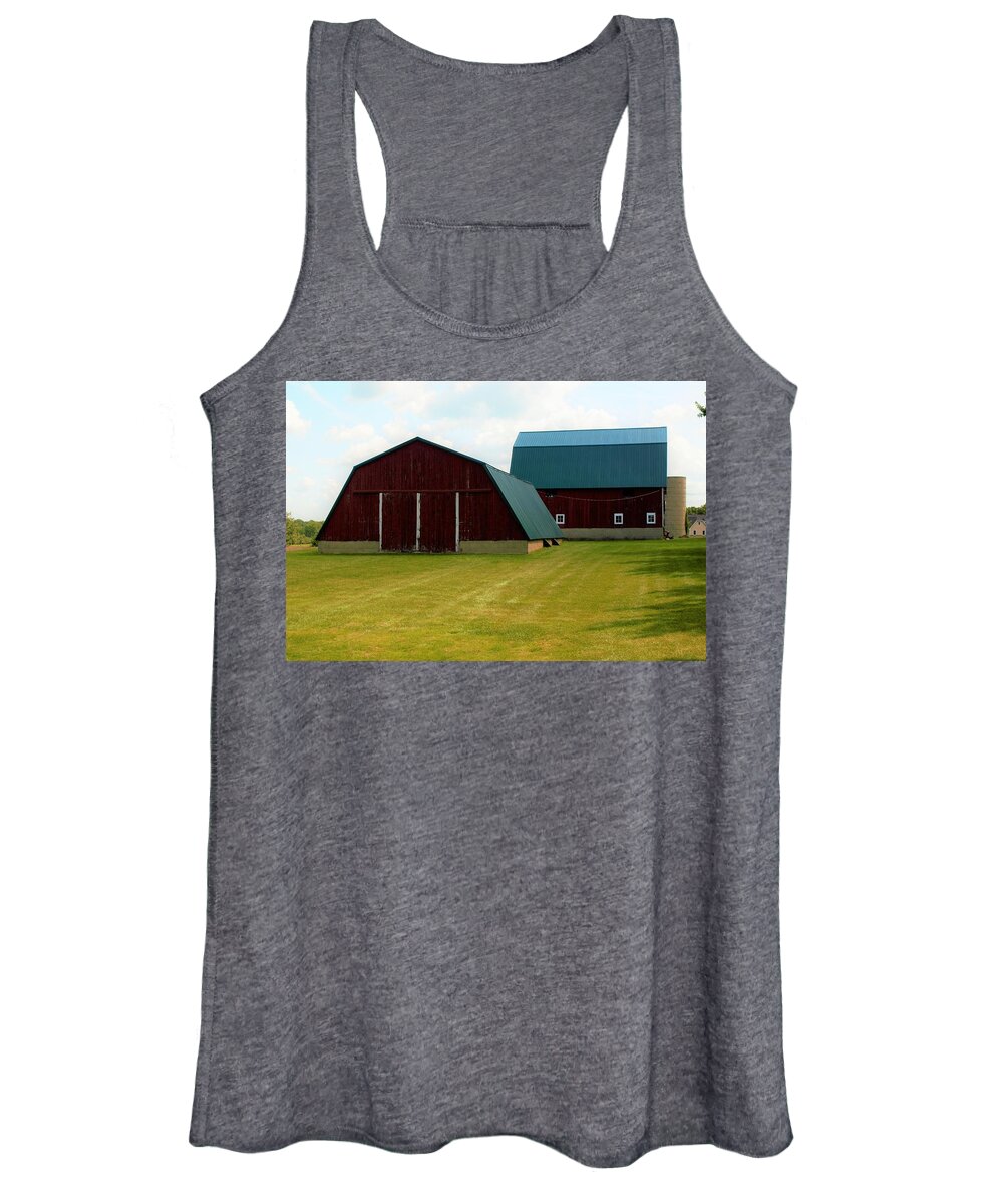 Barn Women's Tank Top featuring the photograph 0004 - Barn Brothers by Sheryl L Sutter