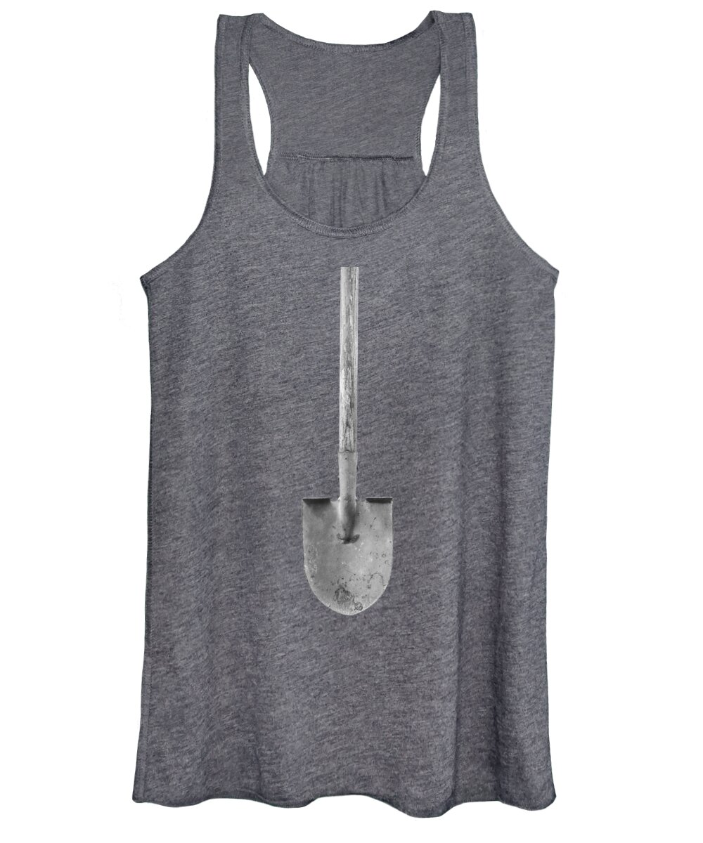 Background Women's Tank Top featuring the photograph Basic Shovel by YoPedro