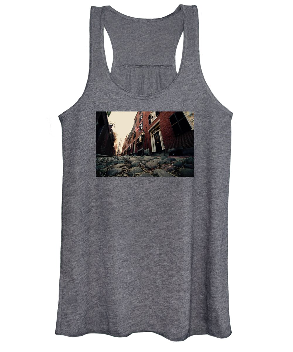  Women's Tank Top featuring the photograph Beacon Hill - Acorn St. by Icy Li