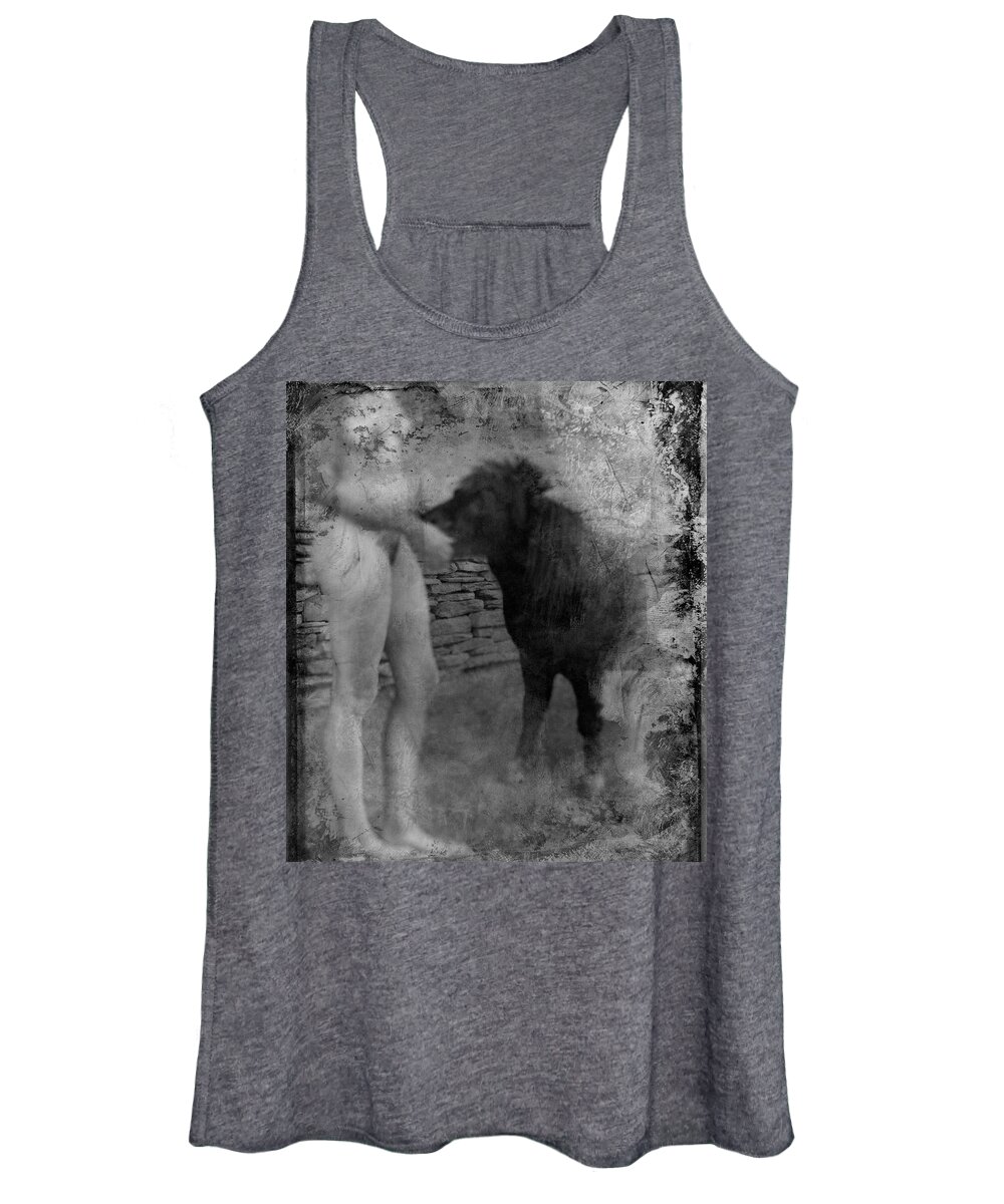 Nature Women's Tank Top featuring the photograph Belfast Nude with Mininature by Jennifer Wright