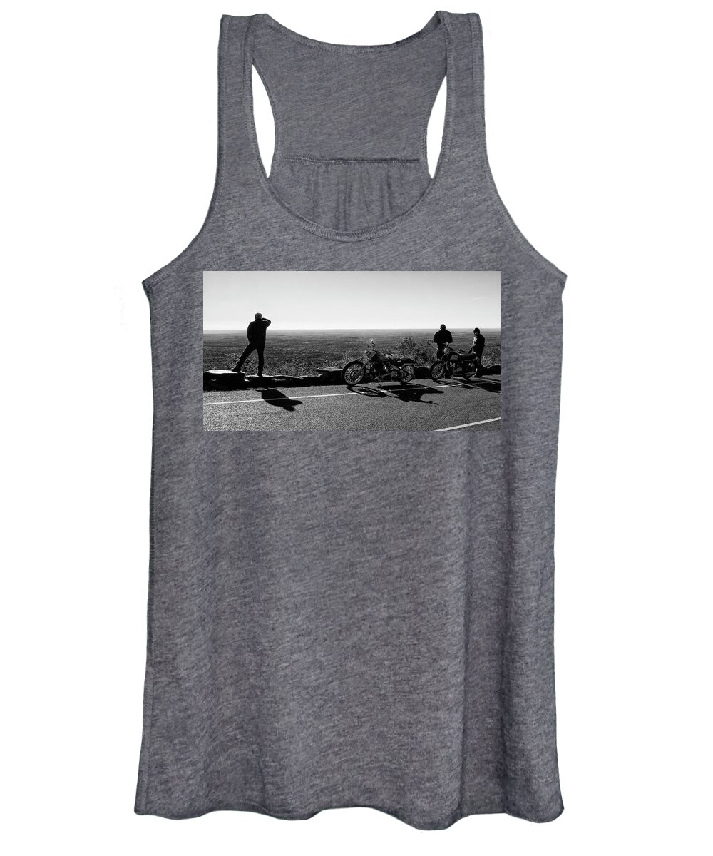 Landscape Women's Tank Top featuring the photograph Biker's Holiday by Monroe Payne