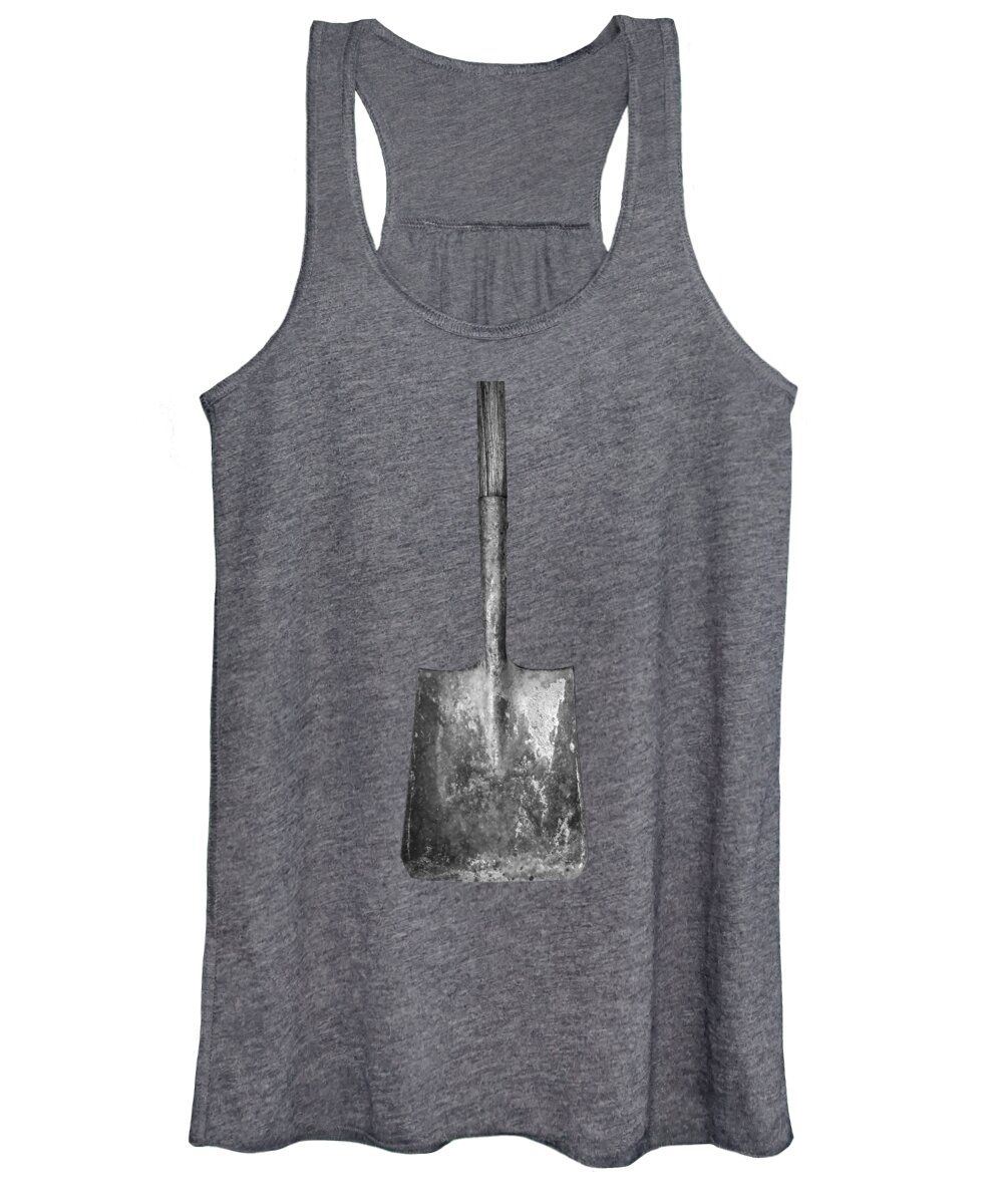 Antique Women's Tank Top featuring the photograph Square Point Shovel 1 by YoPedro