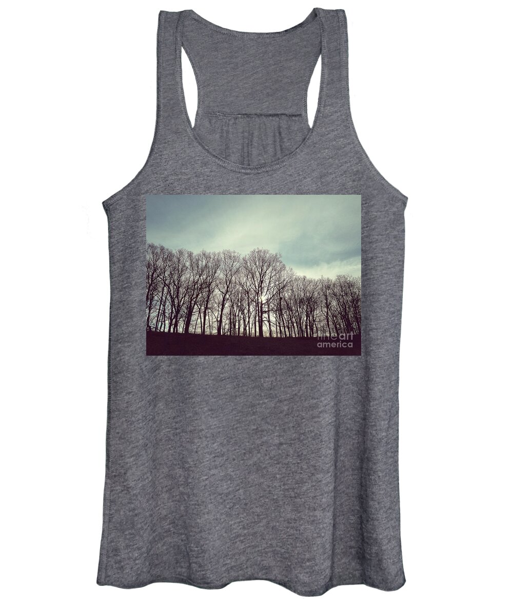Providence Women's Tank Top featuring the photograph Blue Morning Providence by Leara Nicole Morris-Clark