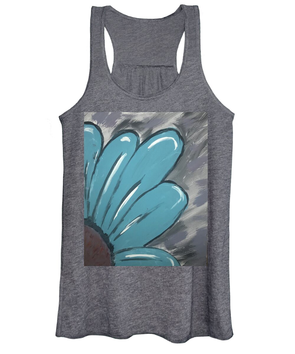  Women's Tank Top featuring the painting Blue by Key Artistry