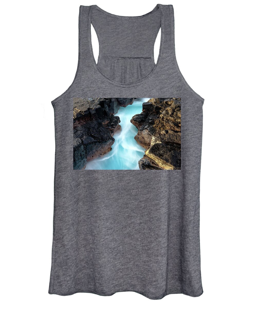Landscape Women's Tank Top featuring the photograph Blue Path by Christopher Johnson