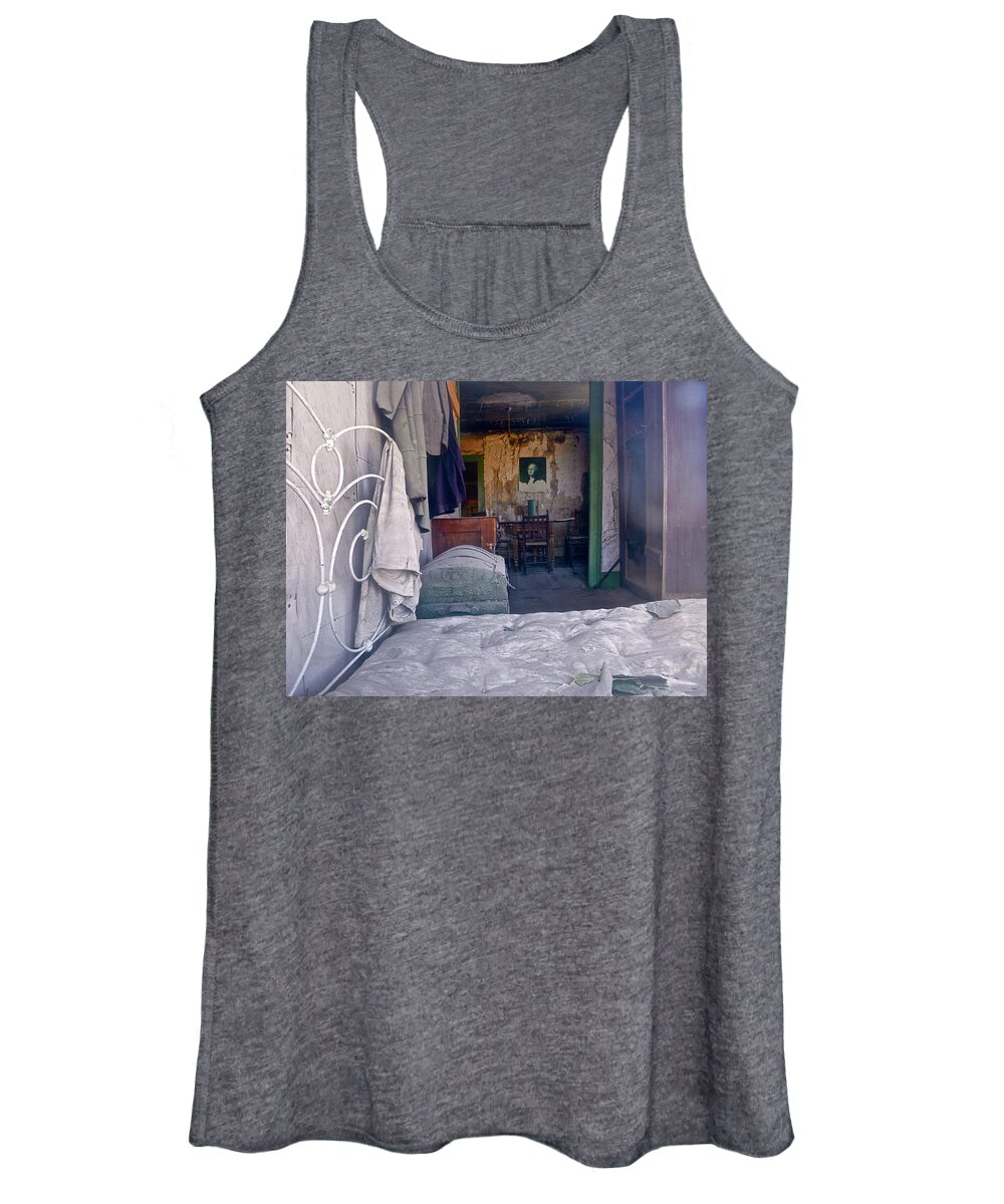 Bodie State Park Women's Tank Top featuring the photograph Bodie House of Ill Repute by Amelia Racca