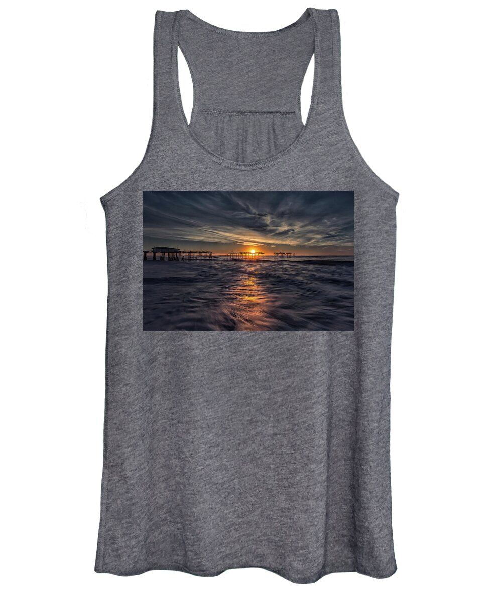 Frisco Pier Women's Tank Top featuring the photograph Broken and Beautiful series #1 by C Renee Martin