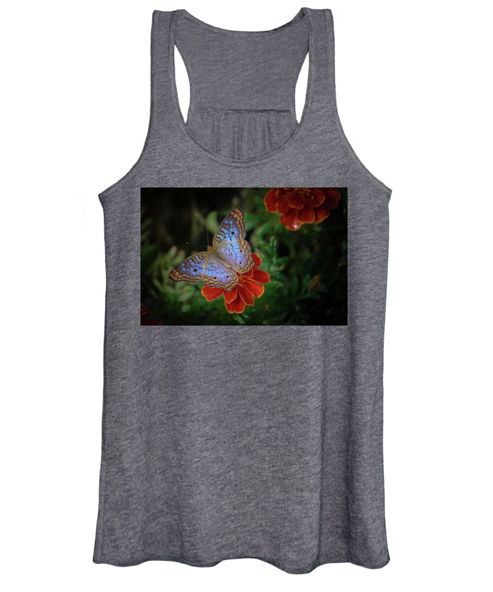Butterfly Women's Tank Top featuring the photograph Butterfly 3 by Tony HUTSON
