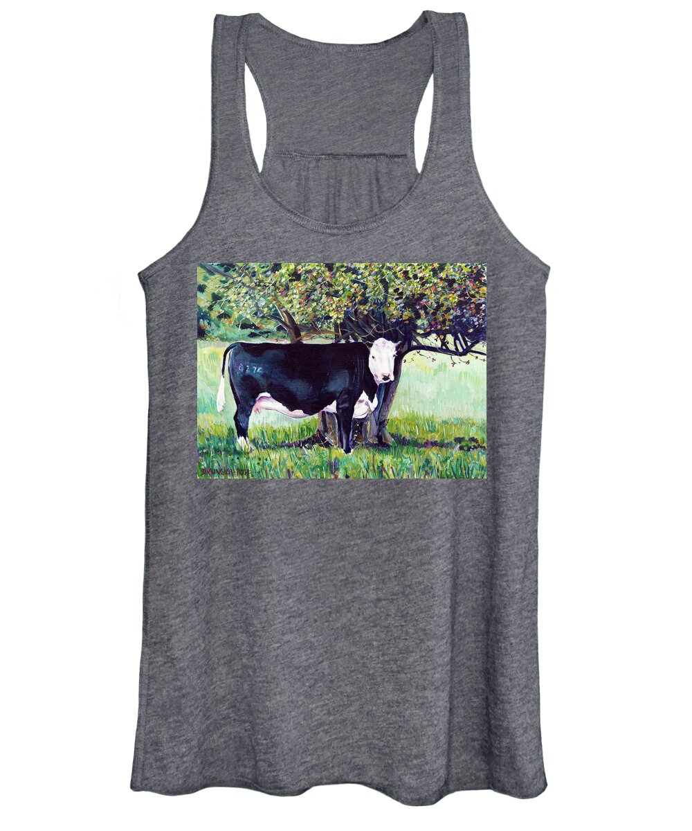 Acrylic Women's Tank Top featuring the painting C270 by Seeables Visual Arts