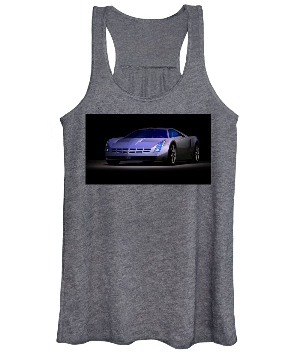 Cadillac Cien Women's Tank Top featuring the photograph Cadillac Cien by Jackie Russo