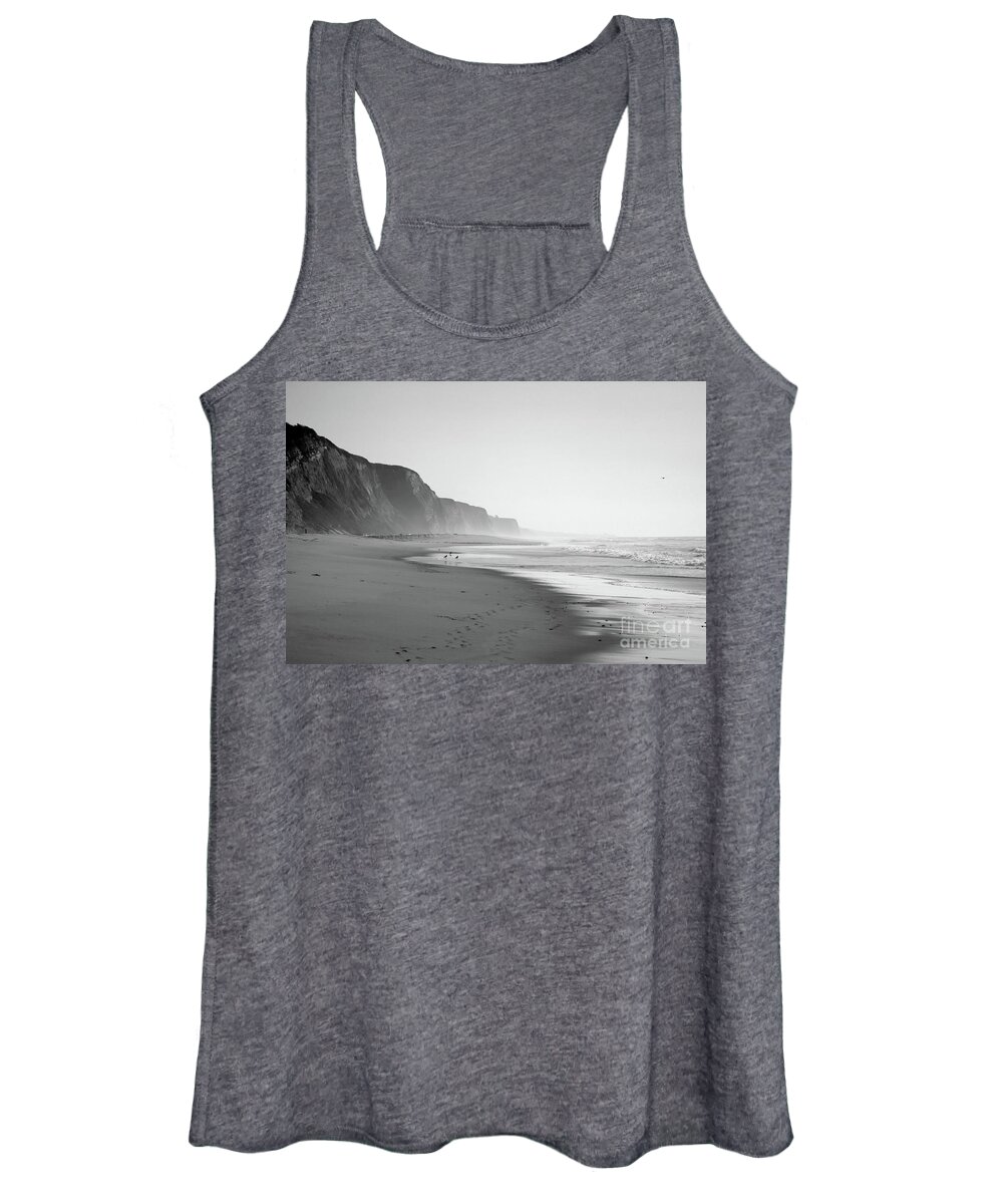 California Women's Tank Top featuring the photograph California Shoreline by Kimberly Blom-Roemer