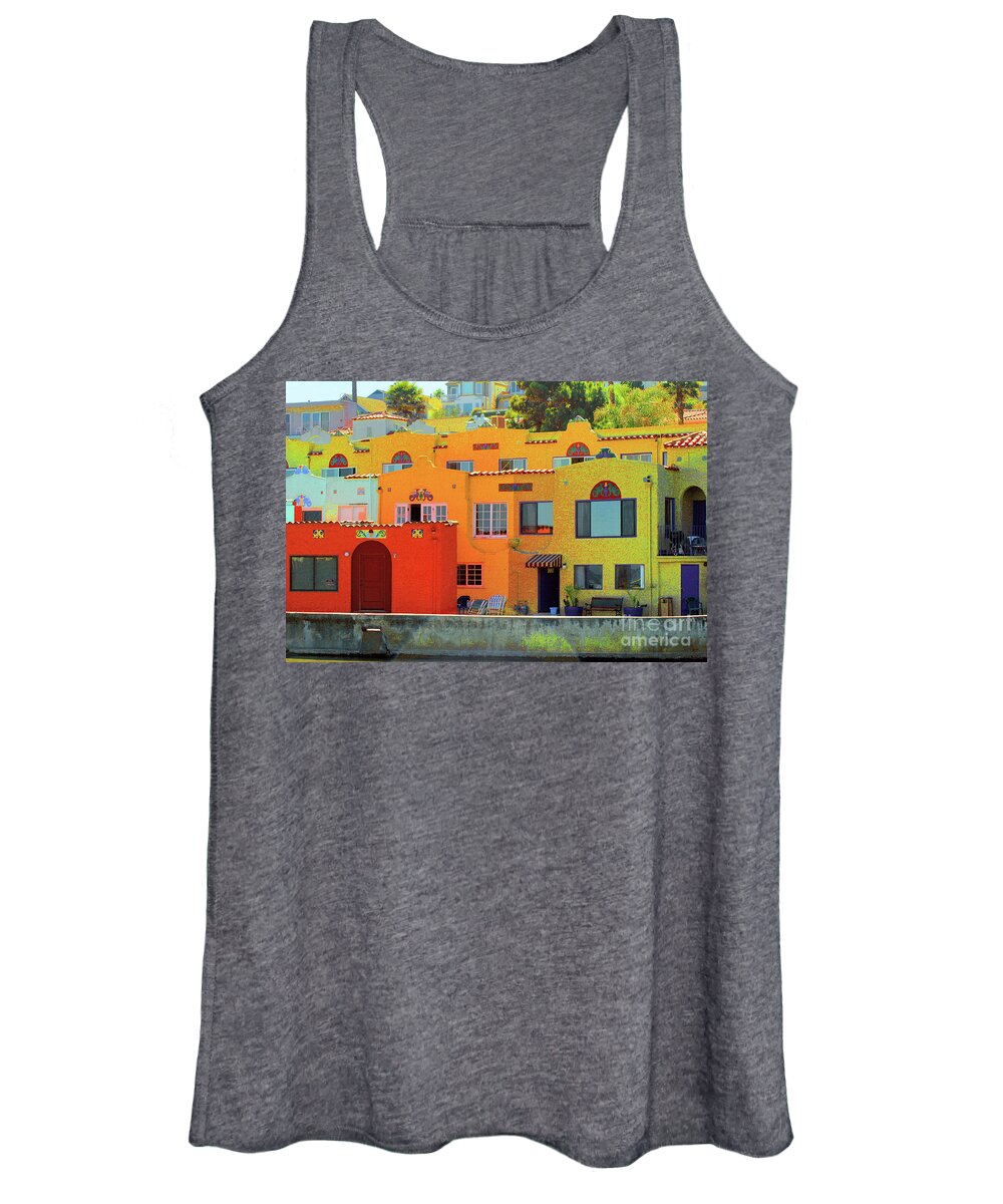 Capitola Women's Tank Top featuring the photograph Capitola, CA by Eileen Gayle
