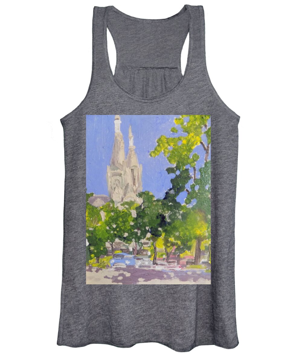Sioux Falls Women's Tank Top featuring the painting Cathedral by Rodger Ellingson