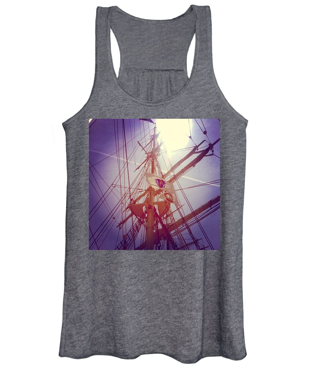 Whaling City Women's Tank Top featuring the photograph A Voyage Home by Kate Arsenault 